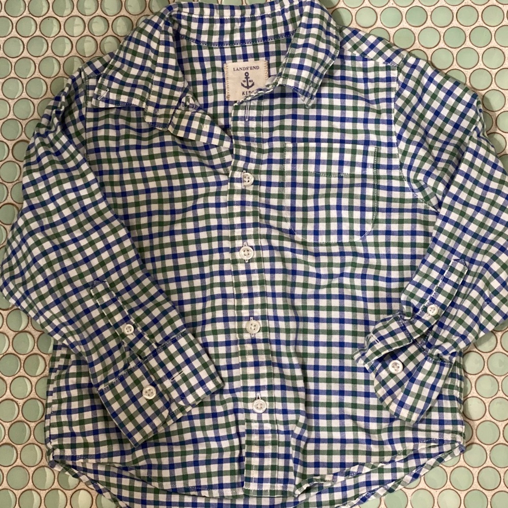 Lands’ End Boys 3T Button Down
